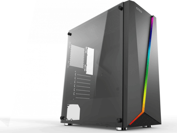 AIO Lumina Számítógépház - Fekete