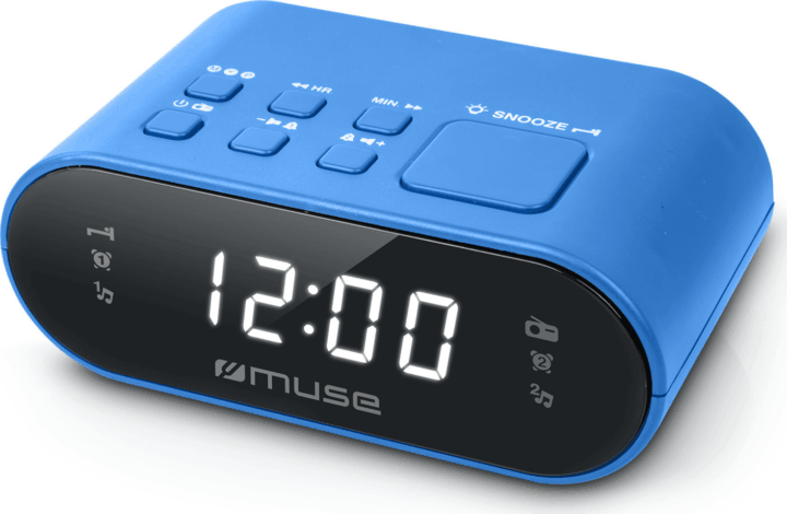 Muse M-10 Rádiós ébresztőóra - Kék