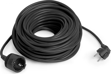 Delight 20504BK 250V Hálózati lengő hosszabbító 10m - Fekete