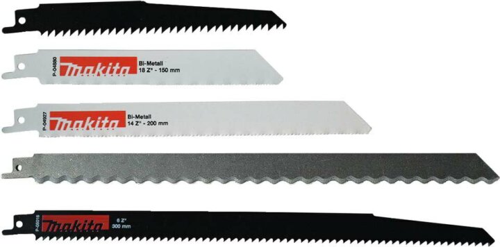 Makita P-83951 Recipro Starter Set Orrfűrész fűrészlap készlet 5db
