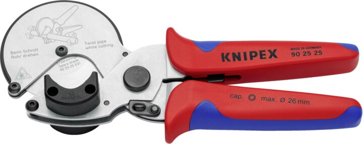 Knipex 90 25 25 Csővágó kompozit és műanyag csövekhez