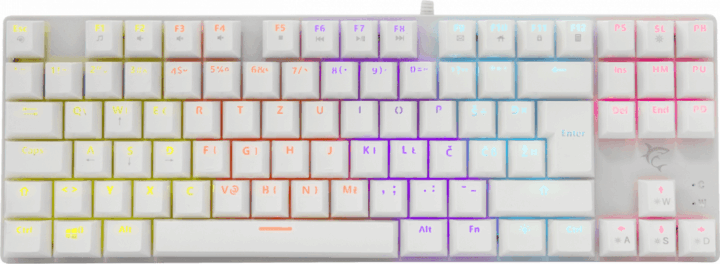 White Shark Commandos (Red Switches) Vezetékes Mechanikus Gaming Billentyűzet - Angol (US)