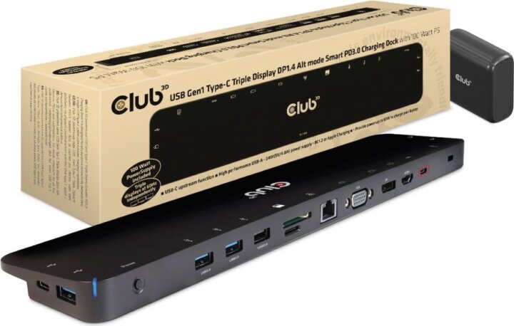 Club3D CSV-1565 100W Univerzális dokkoló