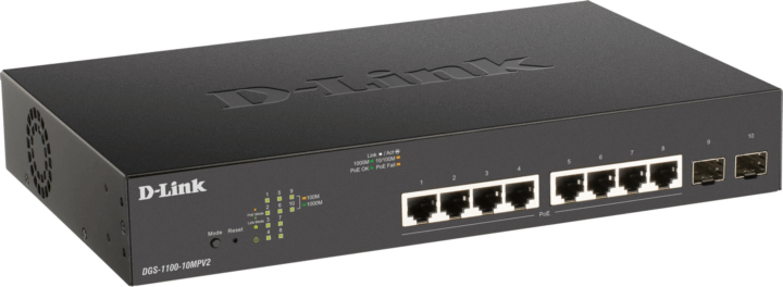D-link DGS-1100-10MPV2/E Gigbit PoE Smart Switch