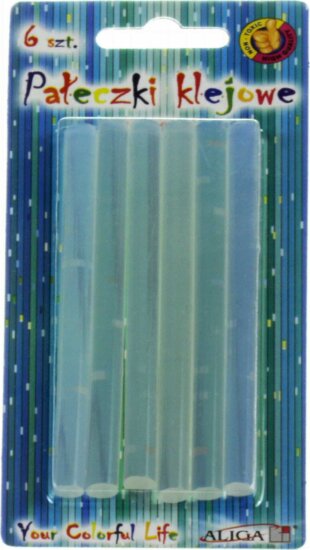 Aliga FDA2848 7mm Áttetsző ragasztórúd (6db/csomag)