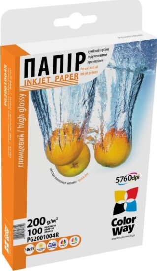 ColorWay PG2001004R 10x15cm Fotópapír (100 lap/csomag)