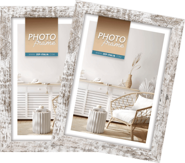 ZEP V33686 Vivan 6 17x22 Képkeret - Barna/Fehér (2 darab)