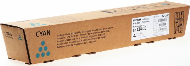 Ricoh Aficio SPC840 / SPC842 Eredeti Toner Cián (821262)