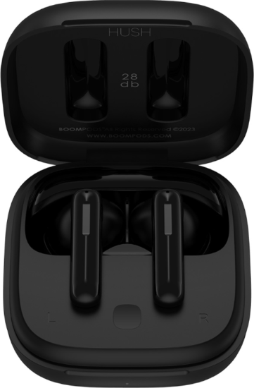 Boompods Bassline Hush TWS Wireless Headset - Fekete