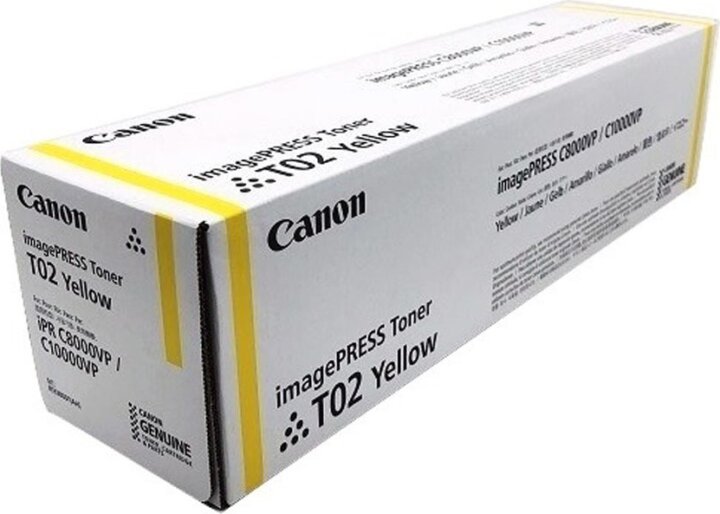 Canon T02 Eredeti Toner Sárga