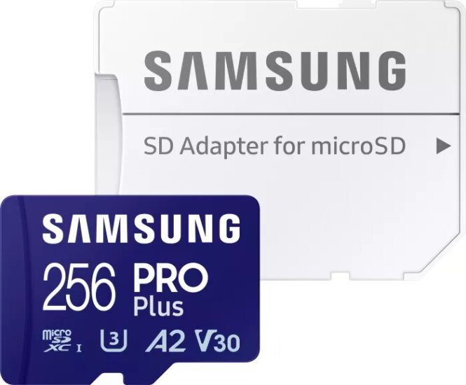 Samsung 256GB Pro Plus microSDXC UHS-I CL10 Memóriakártya + Adapter Samsung 256GB Pro Plus microSDXC UHS-I CL10 Memóriakártya + Adapter