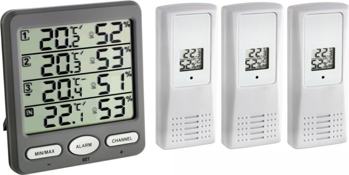 TFA Klima monitor 30.3054 Digitális Hő- és páratartalommérő