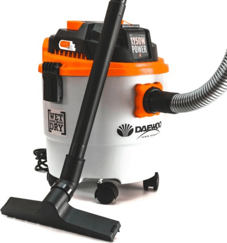 Daewoo DAVCW90-15L Száraz-nedves ipari porszívó - Fehér/Narancssárga