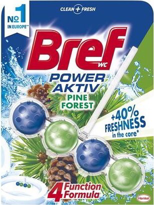 Bref Power Aktiv Fenyő WC illatosító golyók 50g