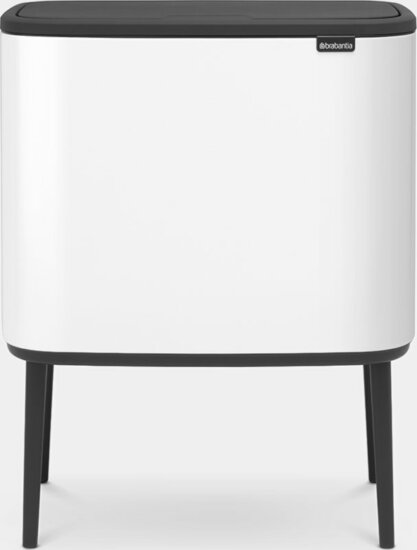Brabantia Bo Touch Bin 3x11 literes szelektív fém szemetes - Fehér