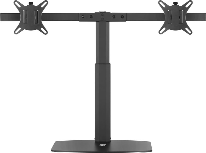 ACT AC8332 10"-27" LCD TV/Monitor asztali tartó kar - Fekete (2 kijelző)