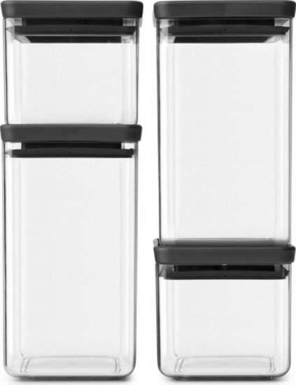 Brabantia 12 24 22 Műanyag ételtároló készlet (4 db) Brabantia 12 24 22 Műanyag ételtároló készlet (4 db)