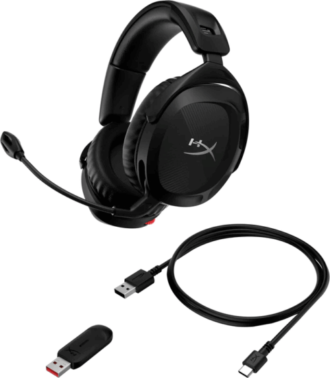 HyperX Cloud Stinger 2 Wireless Gaming Headset - Fekete HyperX Cloud Stinger 2 Wireless Gaming Headset - Fekete