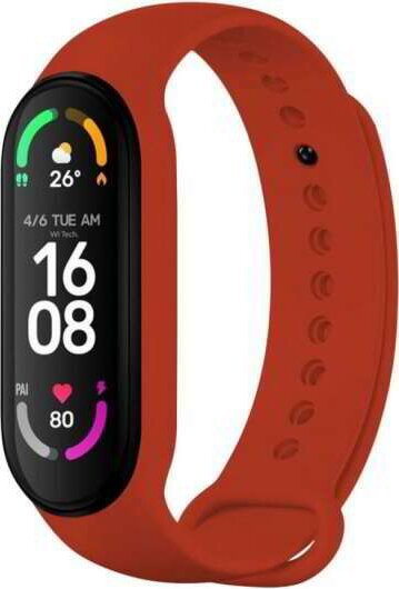 Fixed Xiaomi Band 7 / Mi Band 6 / 5 Szilikon szíj - Piros Fixed Xiaomi Band 7 / Mi Band 6 / 5 Szilikon szíj - Piros