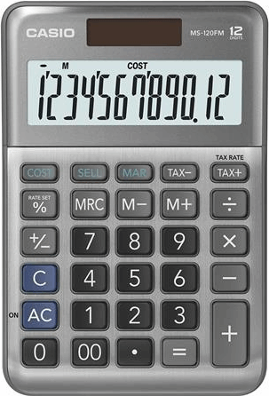 Casio MS-120 FM Asztali Számológép Casio MS-120 FM Asztali Számológép