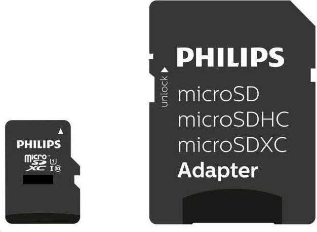 Philips 512GB microSDXC UHS-I CL10 Memóriakártya + Adapter