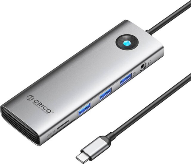 Orico PW11-10P-GY-EP 100W Univerzális dokkoló