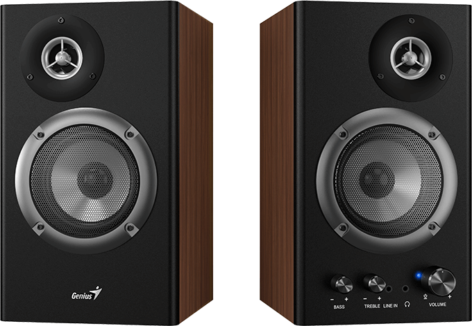 Genius SP-HF1200B 2.0 Hangfalpár - Barna