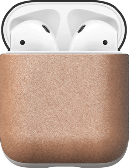 Nomad Apple AirPods 1/2 Bőr tok - Barna