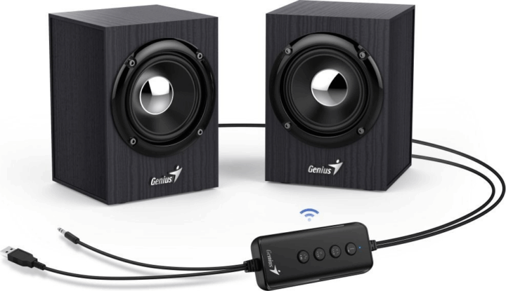 Genius SP-HF385BT 2.0 Hangfalpár - Fekete