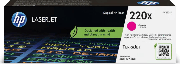 HP 220X Eredeti Toner Magenta