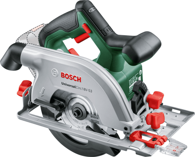 Bosch UniversalCirc 18V-53 Akkumulátoros körfűrész (Akku és töltő nélkül)