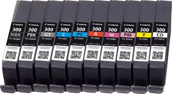 Canon PFI-300 Eredeti Tintapatron Multipack (10db)