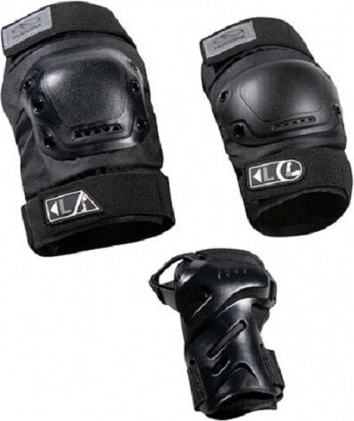 Hudora Biomechanikus védő készlet - Fekete (L) Hudora Biomechanikus védő készlet - Fekete (L)
