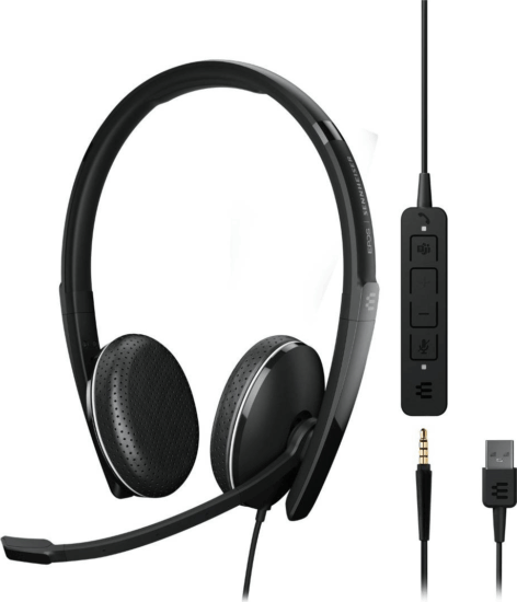 Sennheiser Epos Adapt 165T USB-C Vezetékes Headset - Fekete