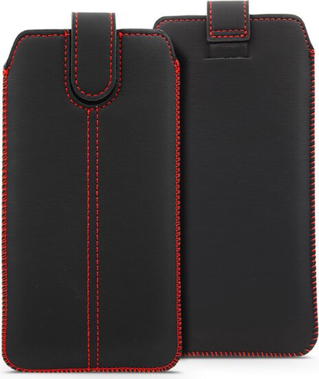 Haffner Ulraslim Apple iPhone 13/13 Pro Kihúzható Tok - Fekete