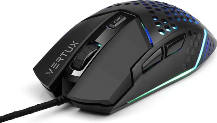 Vertux Katana Vezetékes Gaming Egér - Fekete