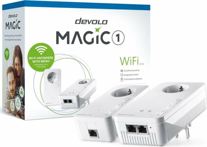 Devolo D 8359 Magic 1 WiFi Powerline Adapter Kit (2db/csomag)