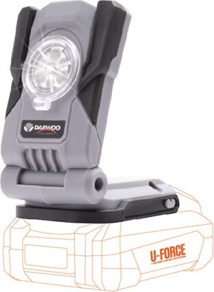 Daewoo DALL18-1 Akkumus Munkalámpa - Szürke (Akku és töltő nélkül) Daewoo DALL18-1 Akkumus Munkalámpa - Szürke (Akku és töltő nélkül)