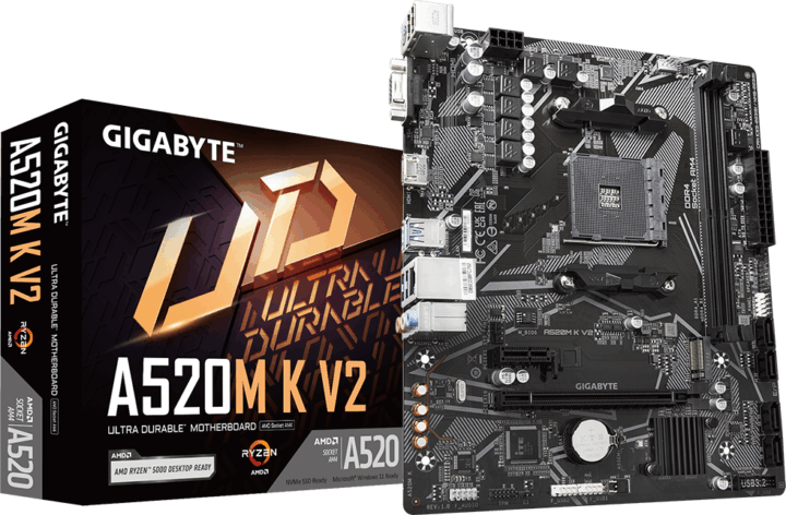 Gigabyte A520M K V2 Alaplap