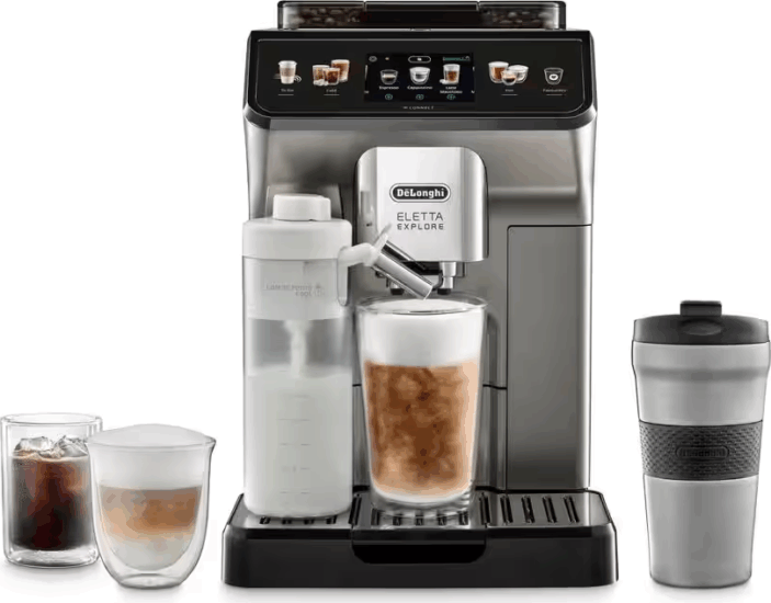 DeLonghi ECAM450.86.T Eletta Explore Automata Kávéfőző - Inox