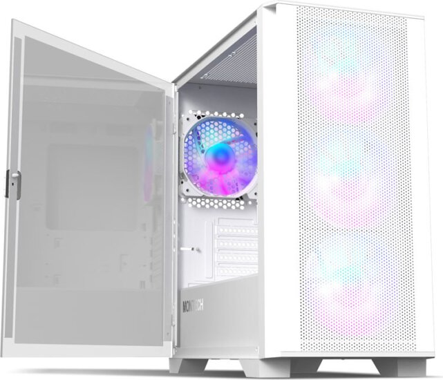 Montech AIR 100 ARGB Számítógépház - Fehér