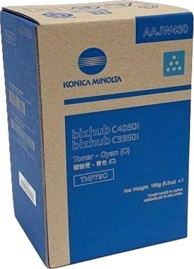 Konica Minolta TNP79C Eredeti Toner Cián (AAJW450)
