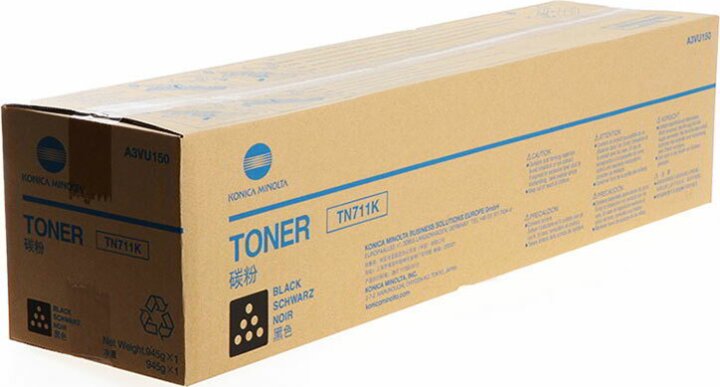 Konica Minolta TN711K Eredeti Toner Fekete (A3VU150)