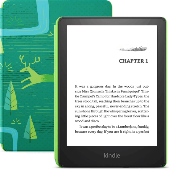 Amazon Kindle Paperwhite Kids 6.8" 16GB E-book olvasó - Fekete/Zöld