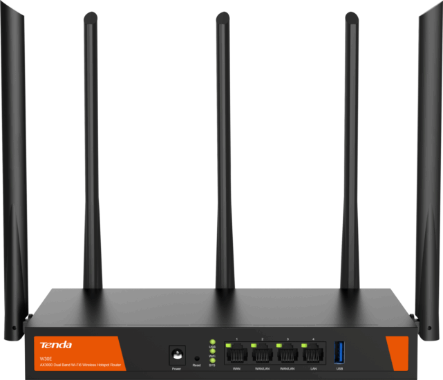 Tenda W30E Wireless AX3000 Dual-Band Gigabit Router