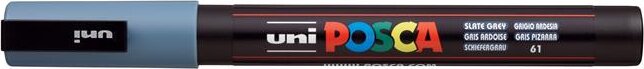 Uni Posca PC-3M 0,9-1,3mm Dekormarker - Palaszürke