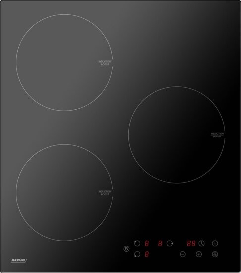 MPM MPM-45-IM-14 Indukciós főzőlap - Fekete