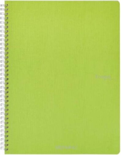 Fabriano Ecoqua 70 lapos A5 sima spirálfüzet - Világoszöld