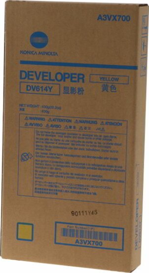 Konica Minolta DV614Y Eredeti Developer Unit Sárga (A3VX700)