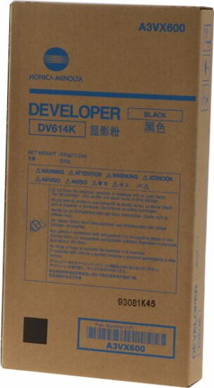Konica Minolta DV614K Eredeti Developer Unit Fekete (A3VX600)